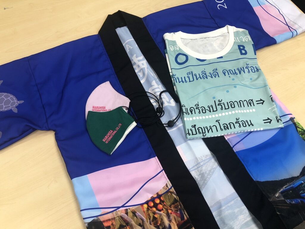 タイの作業着・ユニフォームとしてのイベント・販促物の写真